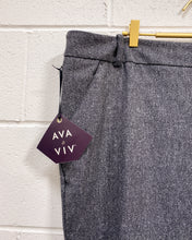 Load image into Gallery viewer, Ava & Viv Grey Tweed Slacks - NWT (22W)