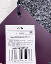 Load image into Gallery viewer, Ava & Viv Grey Tweed Slacks - NWT (22W)