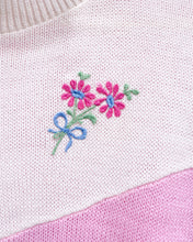 Load image into Gallery viewer, Vintage Pink and White Sweater
