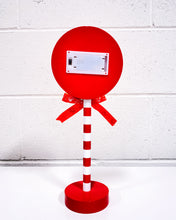Load image into Gallery viewer, Santa Stop Here Light Up Christmas Decor