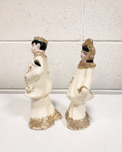 Load image into Gallery viewer, Vintage Florence Ceramics Asian Couple Figurines