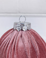 Load image into Gallery viewer, Mauve Velvet Ornament