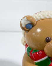 Load image into Gallery viewer, Vintage Christmas Teddy Bear Stocking Holder