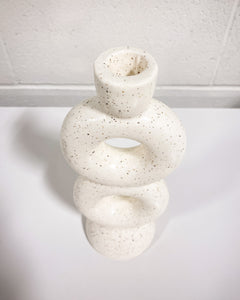 Speckled Figure 8 Vase
