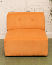 Load image into Gallery viewer, Chelsea Armless Seat in Parallel Tobacco