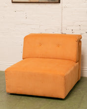 Load image into Gallery viewer, Chelsea Armless Seat in Parallel Tobacco