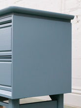 Load image into Gallery viewer, Blue Hollywood Regency Nightstands