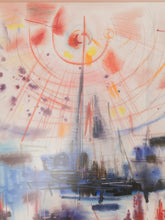 Load image into Gallery viewer, Paul Peters Mid Century Modern Watercolor Art