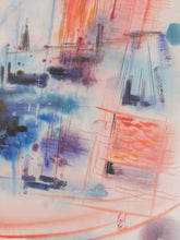 Load image into Gallery viewer, Paul Peters Mid Century Modern Watercolor Art
