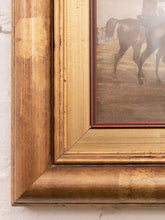 Load image into Gallery viewer, 1950’s Print of British 1800’s John Harris Racehorse Framed