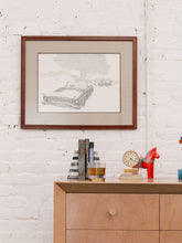 Load image into Gallery viewer, Car Rendering Lithograph Framed and Signed
