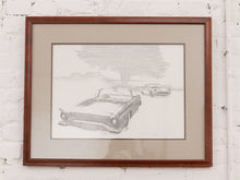 Load image into Gallery viewer, Car Rendering Lithograph Framed and Signed