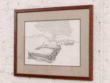 Load image into Gallery viewer, Car Rendering Lithograph Framed and Signed