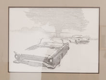 Load image into Gallery viewer, Car Rendering Lithograph Framed and Signed