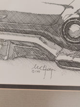 Load image into Gallery viewer, Car Rendering Lithograph Framed and Signed