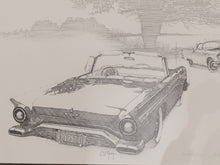 Load image into Gallery viewer, Car Rendering Lithograph Framed and Signed