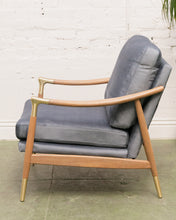 Load image into Gallery viewer, Kennedy Lounge Chair in Blue