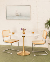 Load image into Gallery viewer, 47” Daisy Oval Table With Gold Base