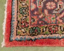 Load image into Gallery viewer, Vintage Persian Rug in Red, Blues and Greens