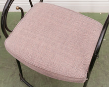 Load image into Gallery viewer, Vintage Shaver Howard Scrolled Iron pair of Bar Stools