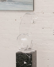 Load image into Gallery viewer, Sculpture Lucite Acrylic Clear Wave by Grace Absi