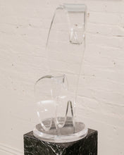 Load image into Gallery viewer, Sculpture Lucite Acrylic Clear Wave by Grace Absi