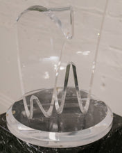 Load image into Gallery viewer, Sculpture Lucite Acrylic Clear Wave by Grace Absi