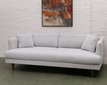 Load image into Gallery viewer, Elisa Sofa with Ottoman in Ivory