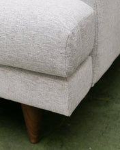 Load image into Gallery viewer, Elisa Sofa with Ottoman in Ivory