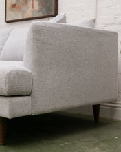 Load image into Gallery viewer, Elisa Sofa with Ottoman in Ivory