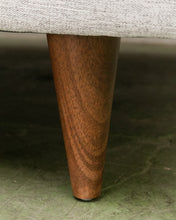 Load image into Gallery viewer, Elisa Sofa with Ottoman in Ivory