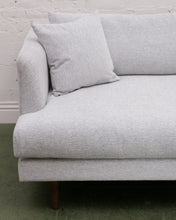 Load image into Gallery viewer, Elisa Sofa with Ottoman in Ivory