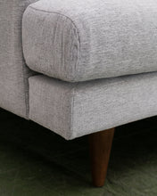 Load image into Gallery viewer, Elisa Sofa with Ottoman in Ivory
