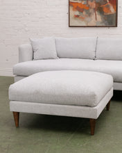 Load image into Gallery viewer, Elisa Sofa with Ottoman in Ivory