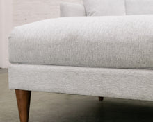 Load image into Gallery viewer, Elisa Sofa with Ottoman in Ivory