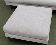 Load image into Gallery viewer, Elisa Sofa with Ottoman in Ivory