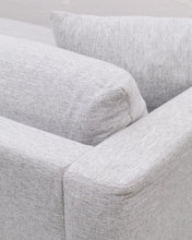 Load image into Gallery viewer, Elisa Sofa with Ottoman in Ivory