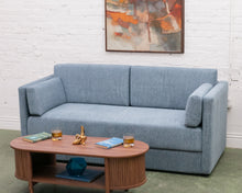 Load image into Gallery viewer, Clyde Sofa in Waterfront Blue