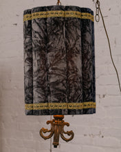 Load image into Gallery viewer, Vintage Crushed Velvet Swag Lamp