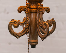 Load image into Gallery viewer, Vintage Crushed Velvet Swag Lamp