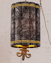 Load image into Gallery viewer, Vintage Crushed Velvet Swag Lamp