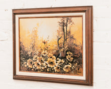 Load image into Gallery viewer, Flower Mid Century Painting