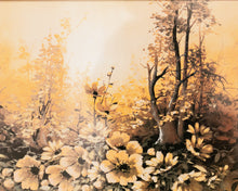 Load image into Gallery viewer, Flower Mid Century Painting