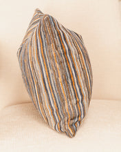 Load image into Gallery viewer, Rectangular Blue Striped Pillow
