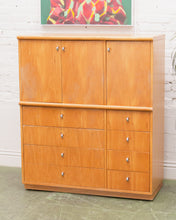 Load image into Gallery viewer, Jack Cartwright for Founders Mid Century 8 Drawer Armoire Gentlemans Chest