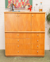 Load image into Gallery viewer, Jack Cartwright for Founders Mid Century 8 Drawer Armoire Gentlemans Chest