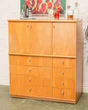 Load image into Gallery viewer, Jack Cartwright for Founders Mid Century 8 Drawer Armoire Gentlemans Chest