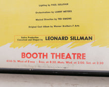 Load image into Gallery viewer, Leonard Selman 1968 New Faces Original Booth Theatre Poster