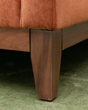 Load image into Gallery viewer, Lisette 3 Piece (RAF sofa, corner unit and LAF bumper chaise) in burnt orange