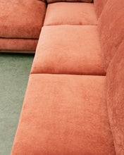 Load image into Gallery viewer, Lisette 3 Piece (RAF sofa, corner unit and LAF bumper chaise) in burnt orange